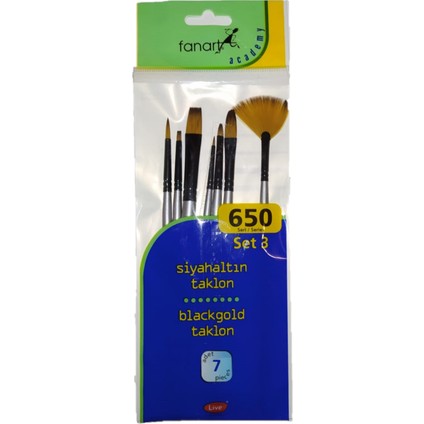 650 Serisi Ergonomik Altın Taklon Set-3 7'li