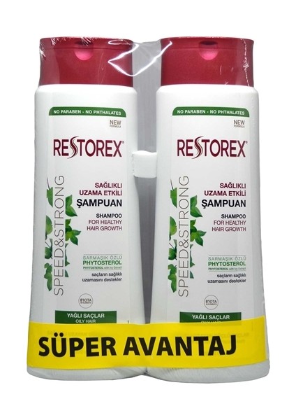 Yağlı Saçlar Için Şampuan 500 ml 2'li