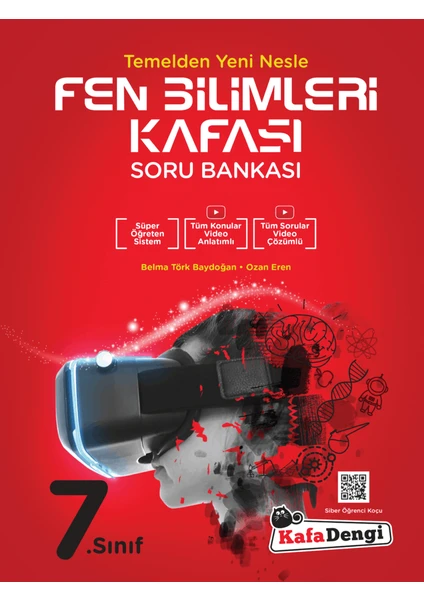 Kafa Dengi Yayınları 7.Sınıf Fen Bilimleri Kafası Soru Bankası (Tümü Video Çözümlü)