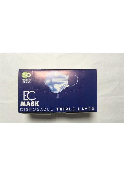Telli 3 Katlı Cerrahi Maske 50'li 2 Adet