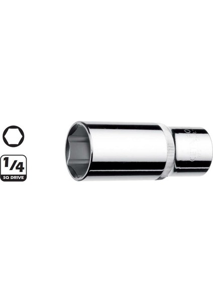 C04-H110 11 mm 1/4 Altı Köşe Derin Lokma Ceta