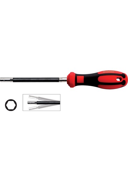 F26/FBT Bits Tornavida Bükülebilir Süngülü 1/4"X150 mm