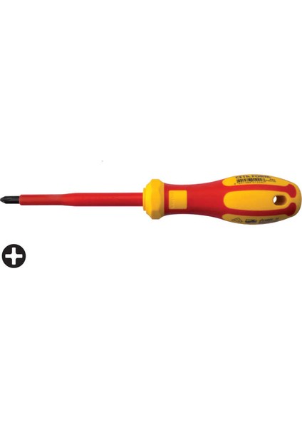 G02-000-060 Izoleli Yıldız Uçlu TORNAVIDA VDEPH0X60 mm