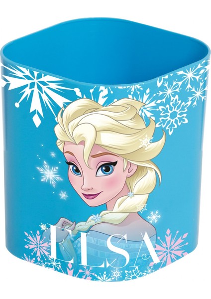 Elsa Masaüstü Kalemlik Kız Çocuk Mavi
