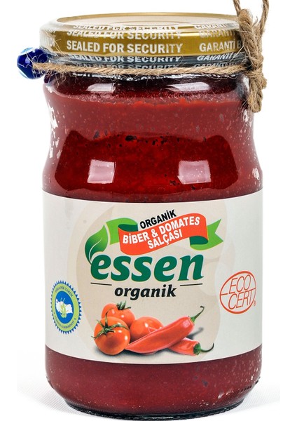 Essen Organik  Domates Biber Karışık Salça 660 ml