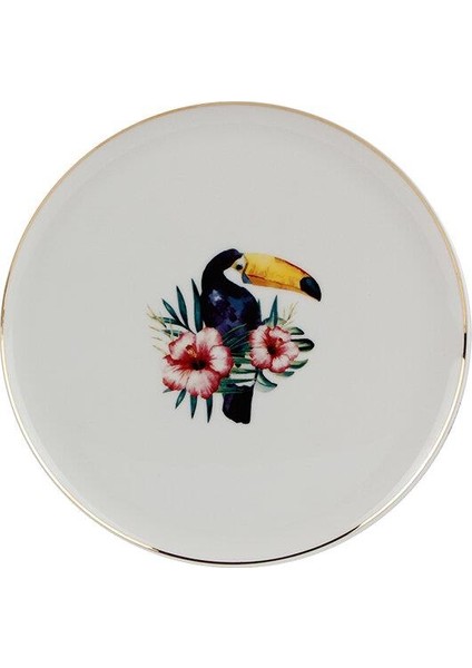 Exotic Desen Düz Tabak 20cm