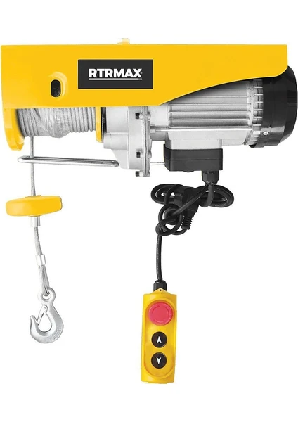 Rtrmax RTM490 Bakır Sargılı Elektrikli Vinç 1900W - 600/1200 kg