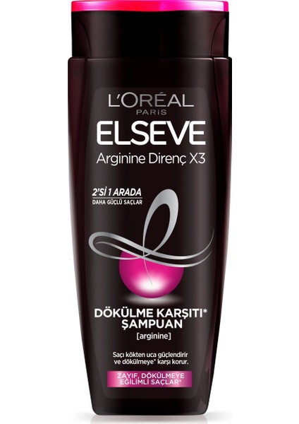 L'Oréal Paris Elseve Komple Direnç 2'Si 1 Arada Şampuan 450 Ml