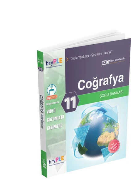 Bry Birey Eğitim Yayınları PLE 11. Sınıf Coğrafya Soru Bankası