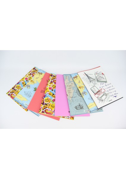Nebula Plastik Kapak Dikişli A4 Defter Seti 6
