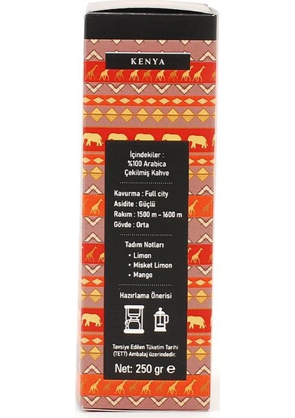 Kenya Aa Plus Hediyelik Dünya Kahvesi 250 gr