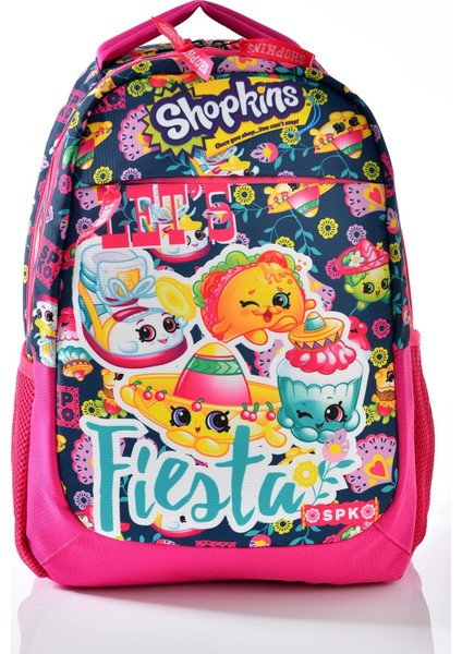 2159 Okul Sırt Çantası Set Pembe 3'lü