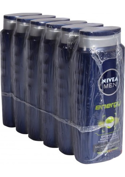 Duş Jeli 500 ml Men Energy 6'lı Paket fiyatları