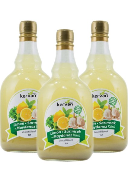 Limon&sarımsak&maydonoz Kürü 1000 ml 3'lü