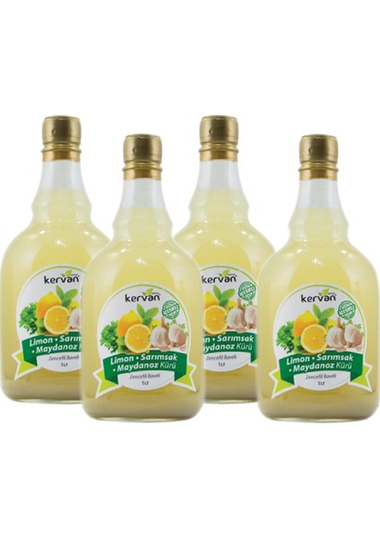Limon&sarımsak&maydonoz Kürü 1000 ml 4'lü