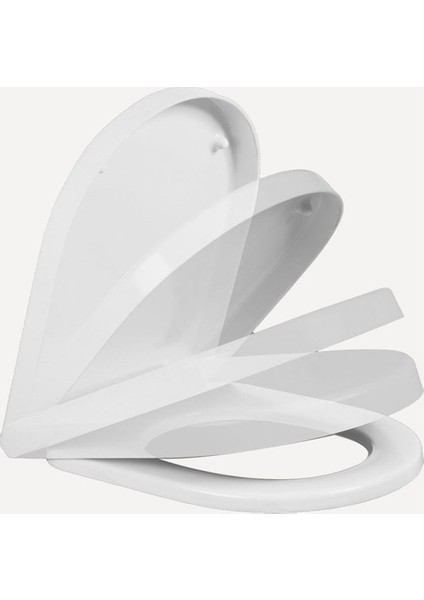 Yavaş Kapanan Amortisörlü Klozet Kapağı