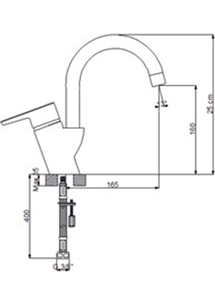 Energy Dönerli Lavabo Bataryası 891731