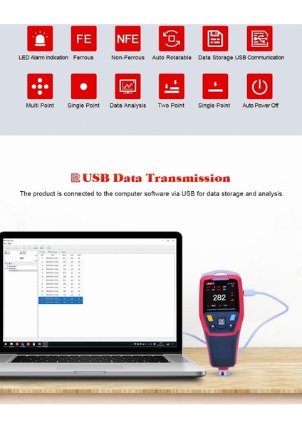 Ut343D Oto Boya Test Ölçüm Cihazı