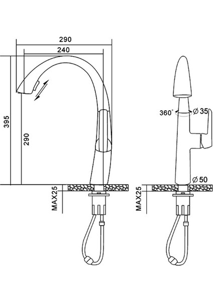 Energy Gizli Spirall Eviye Bataryası 891921 Gizli Spiralli Lavabo Bataryası fiyatları