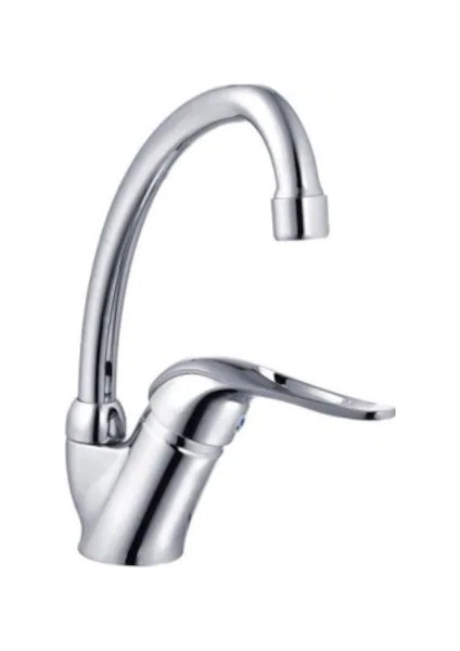 Riva Serisi 4 'Lü Set Mutfak Bataryası + Banyo Bataryası + Tepeden Su Çıkışlı El Duş Başlığı