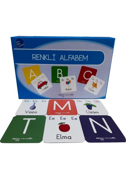 Ezo Renkli Alfabem – 29 Parça Kart