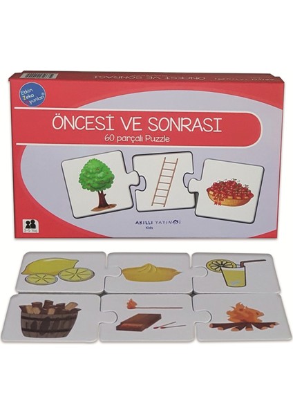 Etkin Zeka Oyunları Öncesi ve Sonrası Puzzle – 60 Parça Puzzle