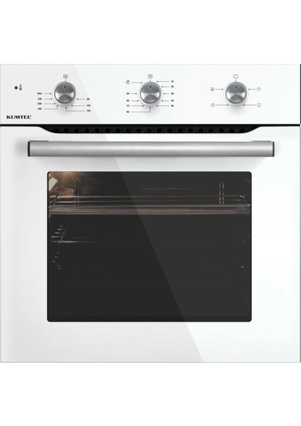 Delux Beyaz Ankastre Set (DA6-835 Davlumbaz - KO-40TAHDF Ocak - A6SF2 mt Fırın)