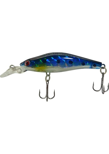 Minnow Bale B 8 cm Az Dalarlı Suni Maket Balık 6,3 gr
