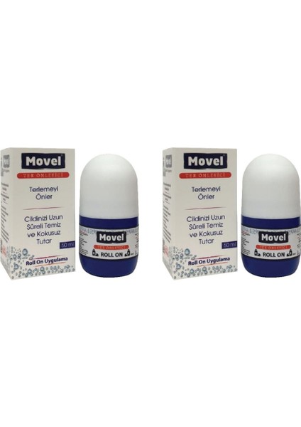 Koltuk Altı ve Ayak Ter Önleyici Roll-On 50 ml 2 Adet