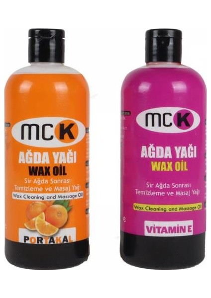 Wax Oil Portakal ve Vitamin E Ağda Yağı 400 ml