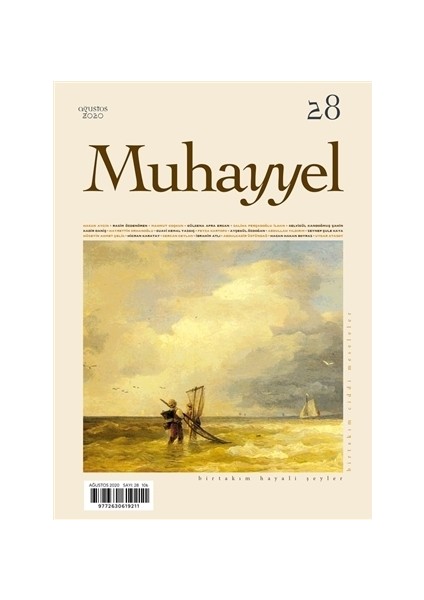 Muhayyel Dergisi Sayı: 28 Ağustos 2020