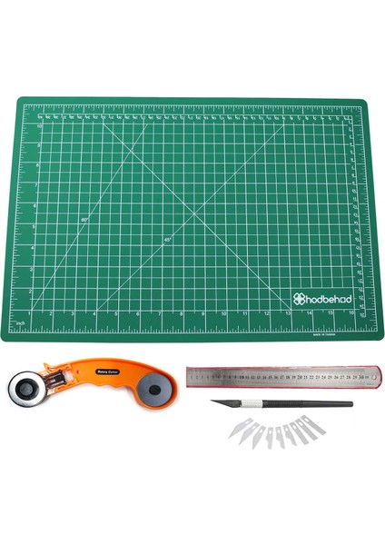 A2 Kesim Altlığı Hobi Cutting Mat Set 60 x 45 cm Yeşil