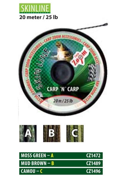 1472 Skin Line-Yosun Yeşili 25 Lb, 20 mt