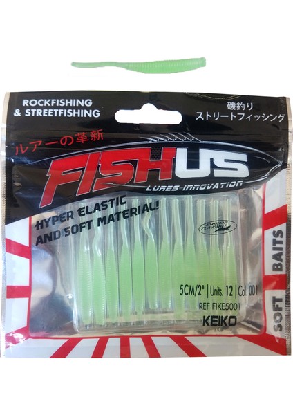 Fishus Soft Yem 5 cm FIKE-5001 (12'li)