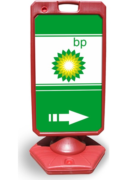 Bp Reklam ve Yönlendirme Uyarı Dubasi A Tabela Kırmızı