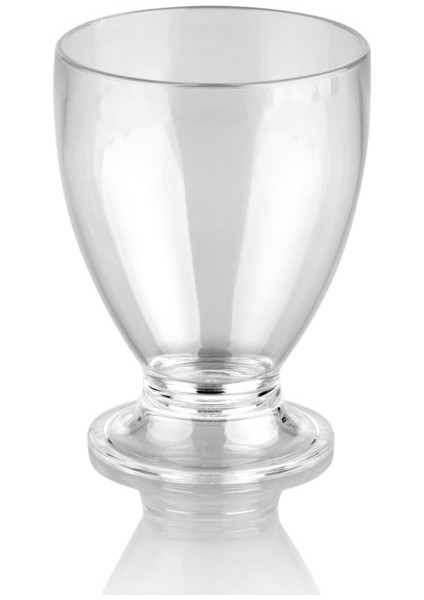 Kırılmaz Ayaklı Bardak - Şeffaf 295 ml - 50 Adet