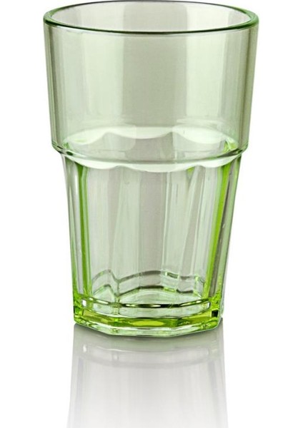 Kırılmaz Bardak - Yeşil 400 ml - 6 Adet