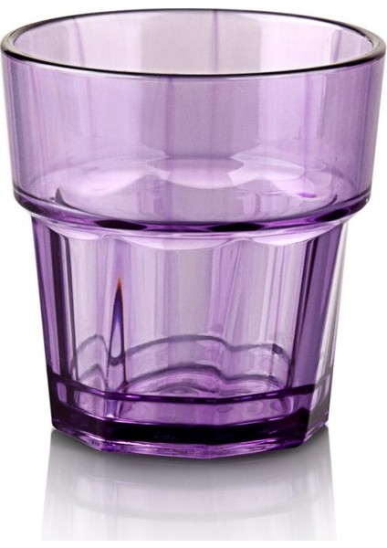 Kırılmaz Bardak - Mor 250 ml - 6 Adet