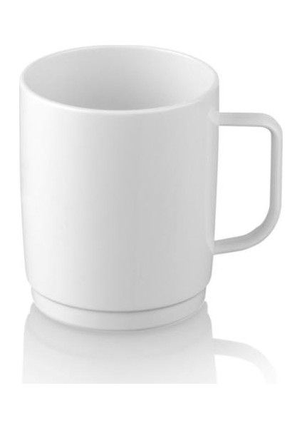 Kırılmaz Çay Kahve Kupası - Beyaz 300 ml - 6 Adet