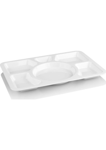 Kırılmaz Tabldot Tepsi - Hint Modeli - 24 Adet