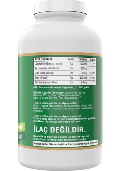 Lutein Astaksantin 180 Tablet Saw Palmetto 180 Tablet