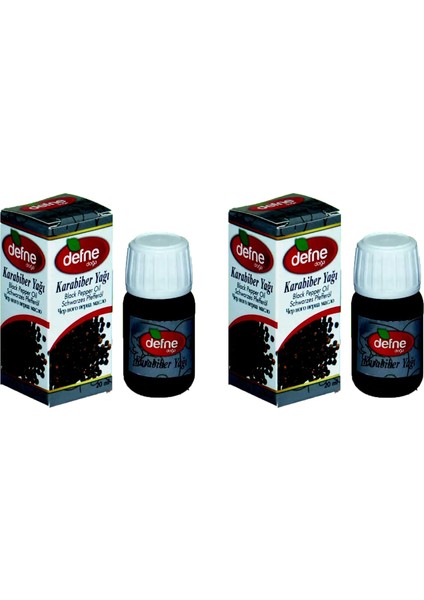 Defne Doğa Karabiber Yağı 20 ml  2'li