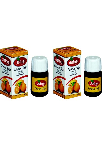 Defne Doğa Limon Yağı 20 ml  2'li