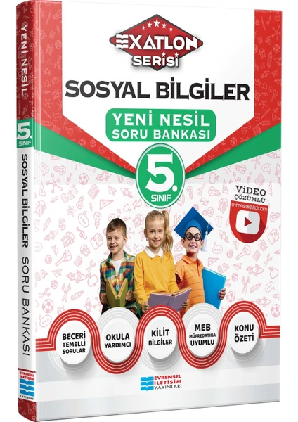 Evrensel İletişim Yayınları 5.Sınıf  Sosyal Bilgiler Soru Bankası