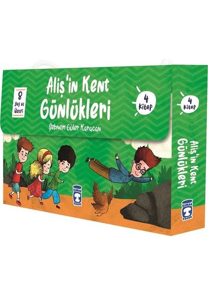 Alişin Kent Günlükleri - Set (4 Kitap) - Şebnem Güler Karacan