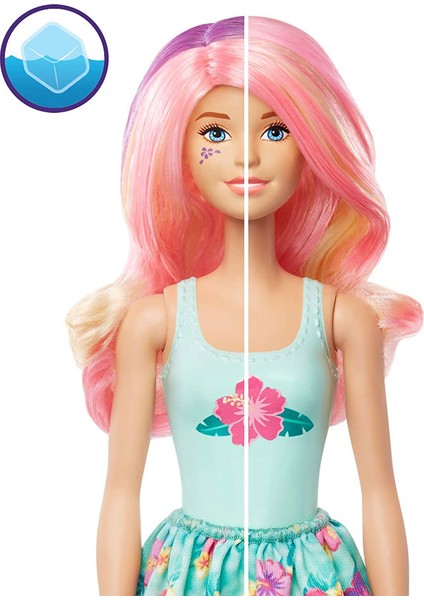 Color Reveal Renk Değiştiren Sürpriz Barbie Bebekler GTP42