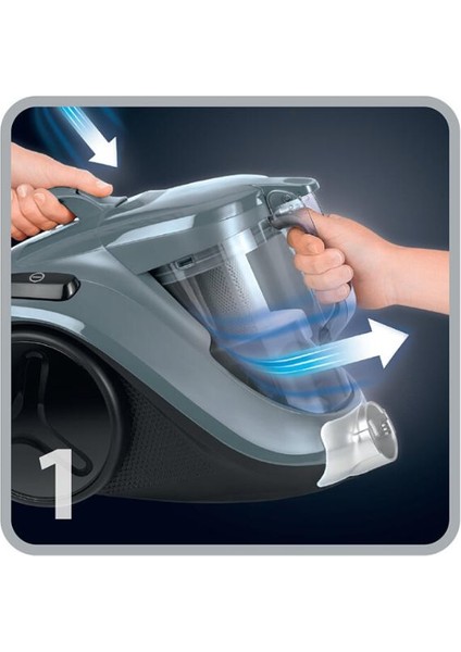 RQ3760TR Compact Power Cyclonic 750 W Toz Torbasız Süpürge