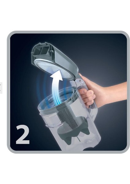 RQ3760TR Compact Power Cyclonic 750 W Toz Torbasız Süpürge