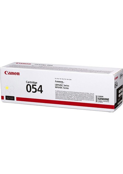CRG-054 LBP-621CW-LBP-623CDW 1500 Sayfa Sarı