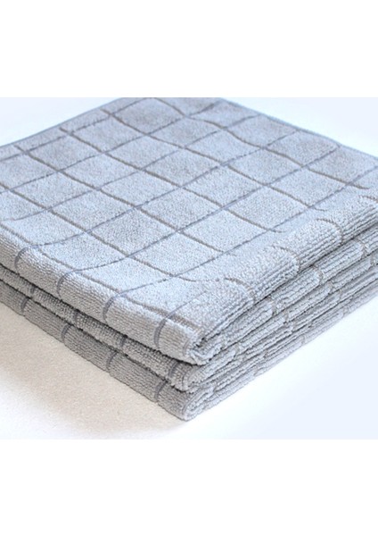 Mikrofiber Yer Bezi Gri 6'lı